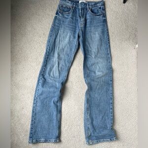 straight leg jeans